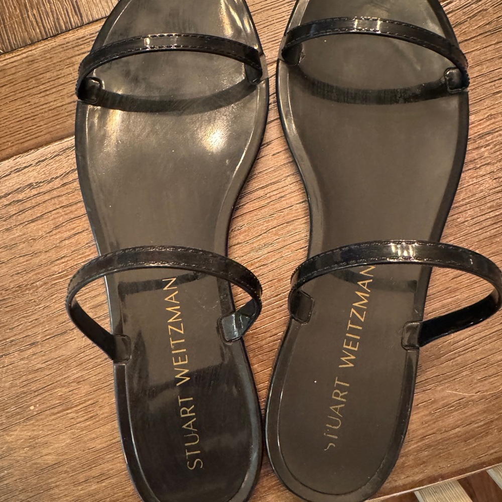 Stuart Weitzman Black Sandals